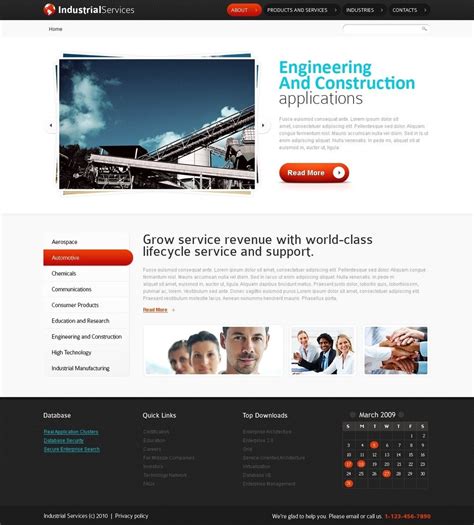 Free HTML5 Website Template - Industrial Services