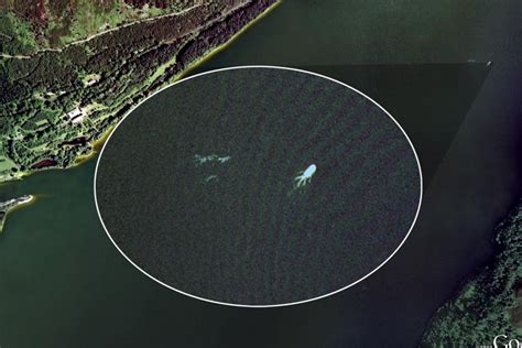 News ~ Corpse: Picked out by a Google Earth satellite, is this the Loch ...