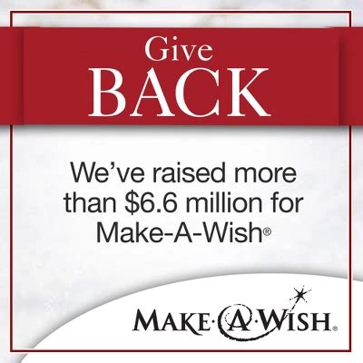 Personalized Make-a-wish $10.00 Donation By Things Remembered | Linklounge