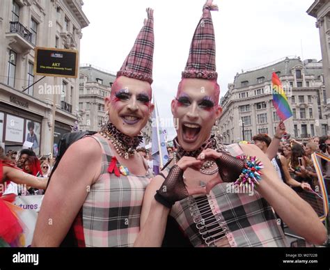 Pride Parade in London celebrates its 50th anniversary, London, UK ...