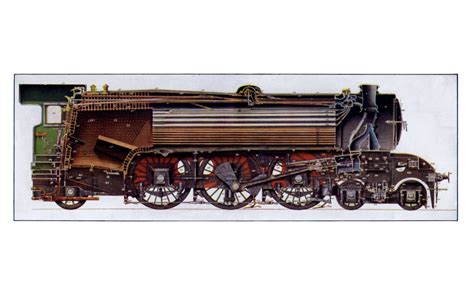 LNER Gresley Classes A1 and A3 locomotive Flying Scotsman Cutaway ...