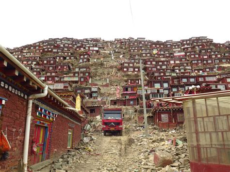 In Pictures: Demolition and construction inside the Larung Gar Tibetan religious site | Hong ...