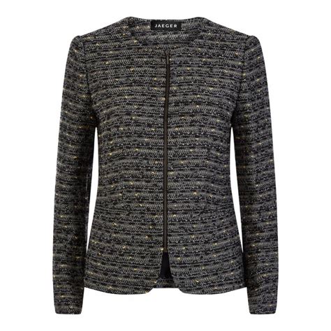 Black/Multicolour Linton Tweed Jacket - BrandAlley