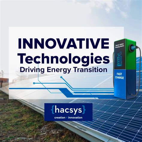 Innovative Technologies Driving Energy Transition — Hacsys