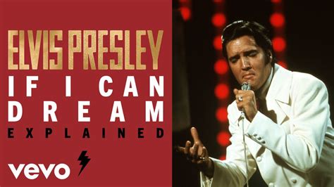 Elvis Presley - The Story Behind: If I Can Dream - YouTube