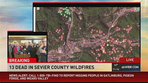 Interactive map shows Gatlinburg fire area | wbir.com