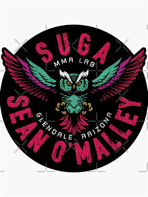 "Suga Sean O'Malley" Sticker for Sale by huckblade | Redbubble