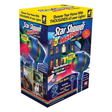 Star Shower Motion Laser Light Review ⋆ Yard Inflatable Life