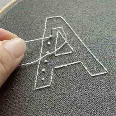 How To Embroider Letters: Stem & Satin Stitch - Makenstitch