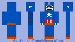 Captain America Minecraft Skin