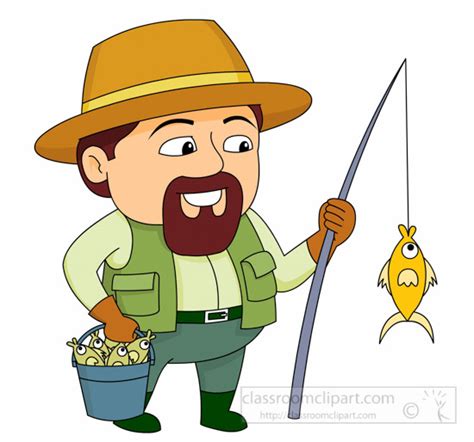 6+ Fishing Clipart - Preview : Cartoon Fisherman | HDClipartAll