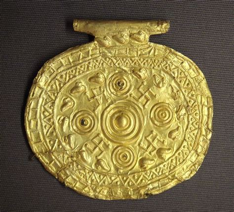 Etruscan gold pendant with swastika symbols C.700BC Bolsena | ROTA | Ancient jewelry, History of ...