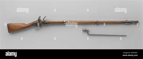 Bajonet Horning with a flint rifle, Frans Musket Modèle 1777, Royal ...