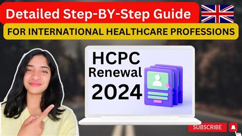 HCPC Registration Process Renewal - Online Form - Application for International Graduates - YouTube