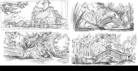 Bille Storm Andersen | Freelance Environment Artist - Environment Art Sketches