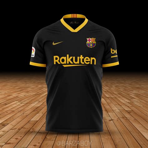 4 Black Nike FC Barcelona 20-21 Away Kit Concepts By Barzaboy - Footy ...