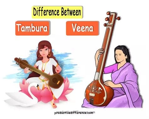 Difference Between Tambura and Veena - Productive Difference