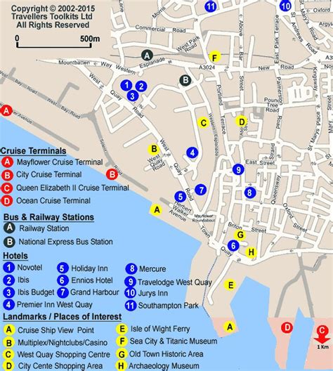 Southampton Cruise Ship Terminals - All 4 Terminals Described | Southampton map, Cruise, Southampton