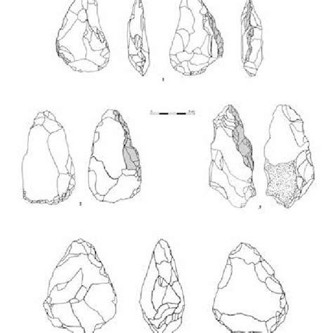 1-2. Pièces bifaciales à retouches écailleuses scalariformes typiques... | Download Scientific ...