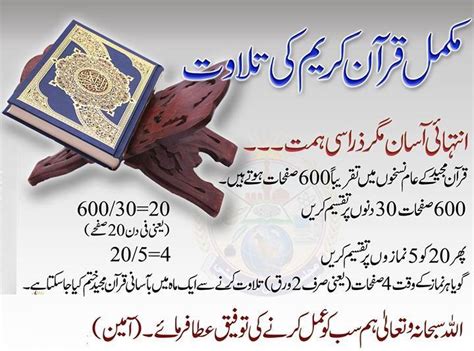 Mukamal Quran Ki Tilawat - Dua, Hadiths, Islamic Quotes In Urdu & English