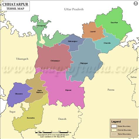 Chhatarpur Tehsil Map, Chhatarpur Tehsil List