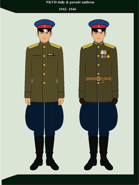 NKVD daily and parade uniform by KomissarGB on DeviantArt