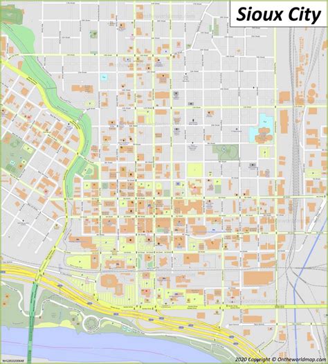 Sioux City Map | Iowa, U.S. | Discover Sioux City with Detailed Maps