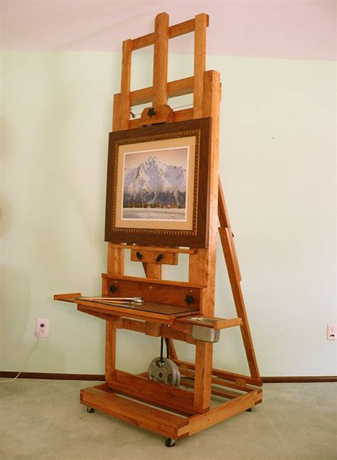 Cadmium Easel by Bob Perrish ~ x | Easel, Art easel, Artist easel plans