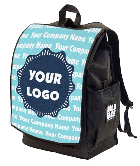 Logo & Company Name Backpack w/ Front Flap (Personalized) - YouCustomizeIt