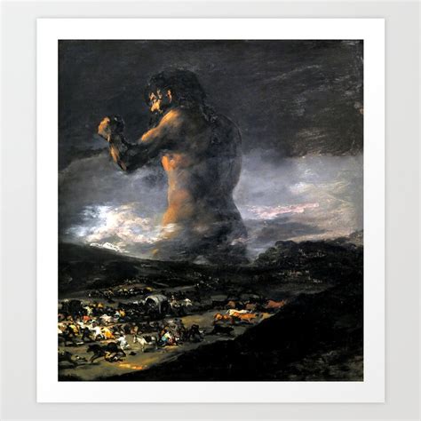 Francisco Goya "The Colossus" Art Print by Alexandra_Arts | Society6