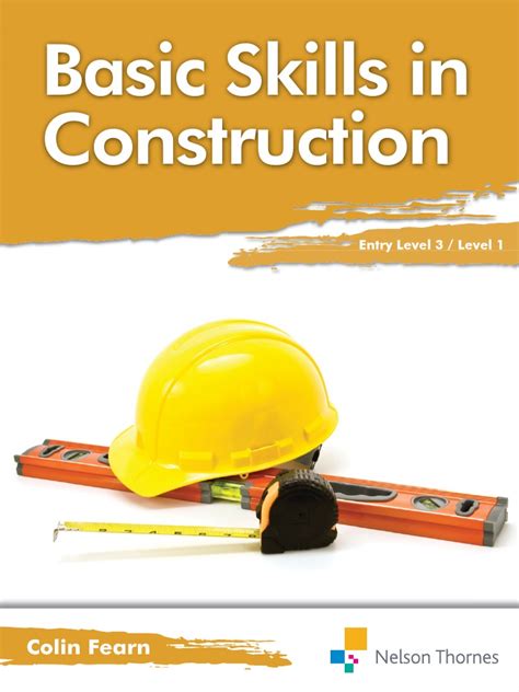 Basic Skills in Construction Full Book | Carpentry | Occupational Safety And Health