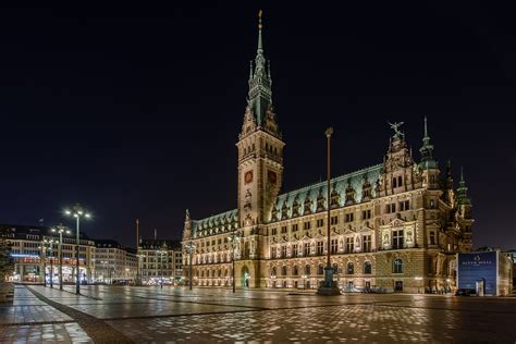 Rathaus Hamburg Foto & Bild | night, nacht, hamburg Bilder auf fotocommunity