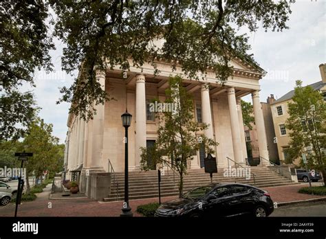 first baptist church savannah georgia usa Stock Photo - Alamy