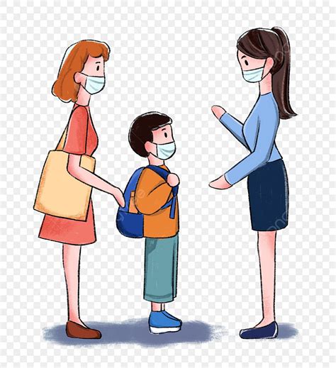 Parents Teaching Children Clipart Background