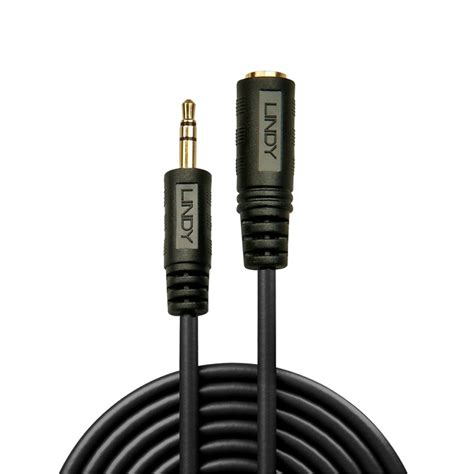 5m Premium 3.5mm Stereo Audio Extension Cable - Lindy Australia