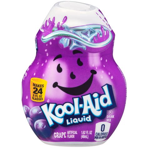 Kool-Aid Liquid Drink Mix, Grape, 1.62 fl oz - Food & Grocery - Beverages - Fruit Drinks