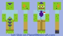 Shut Up! Cartoons-Krogzilla Minecraft Skin