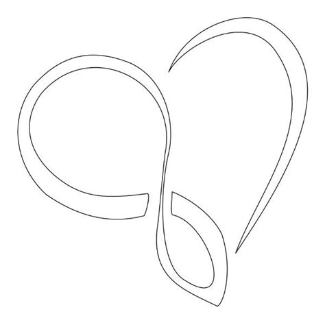 infinity heart | Heart with infinity tattoo, Heart tattoo, Women tattoo placement