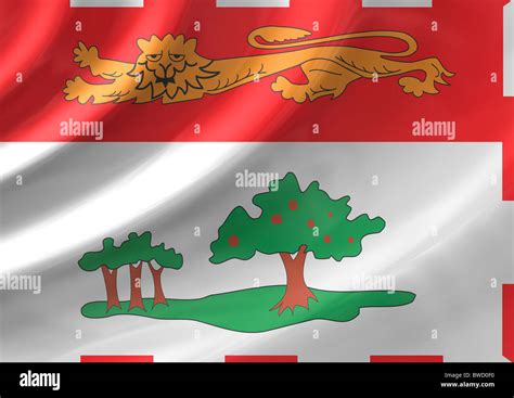 Prince Edward Island flag Stock Photo - Alamy