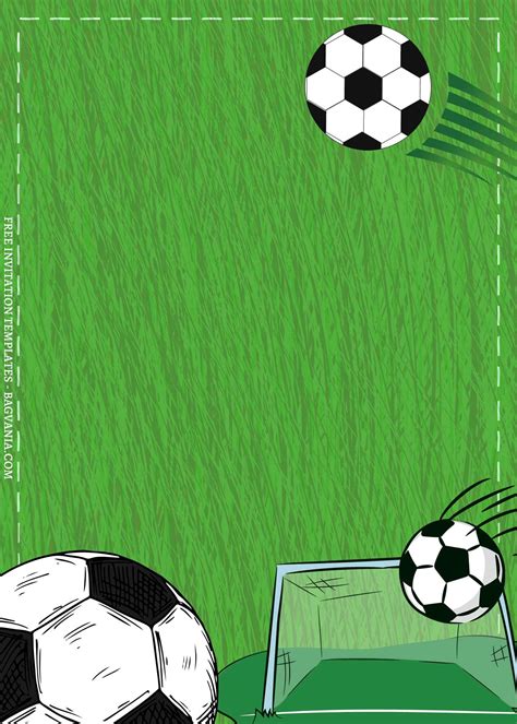 8 soccer field canva birthday invitation templates – Artofit