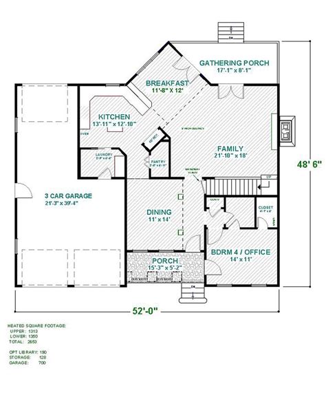 Two Story Craftsman House Plans | Two story craftsman house plans, Craftsman house plans ...