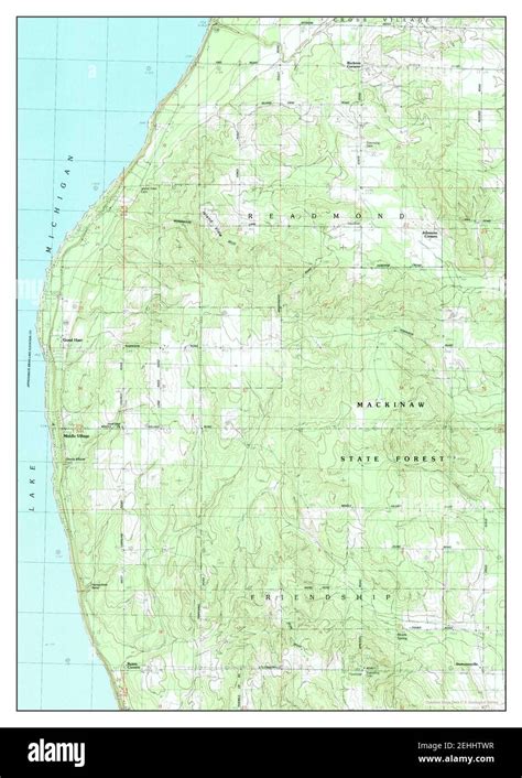 Good Hart, Michigan, map 1982, 1:25000, United States of America by Timeless Maps, data U.S ...