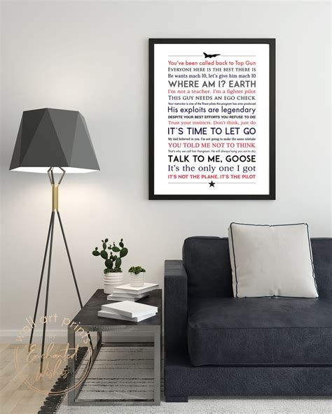 Top Gun: Maverick Quotes Print - Wall Art