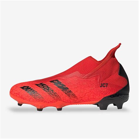 adidas Predator Freak .3 Laceless FG - Red/Core Black/Solar Red - Mens Soccer Cleats