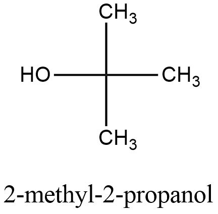 2 Methyl 2 Propanol Structure