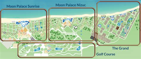 The Grand At Moon Palace Map - Middle East Map