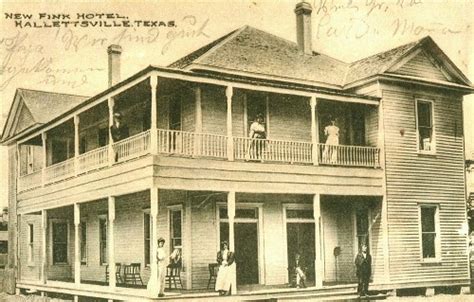 All were welcome at Fink's Hotel in Hallettsville, Texas.