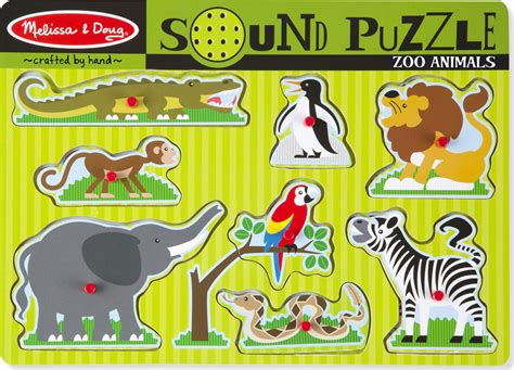 Zoo Animals Sound Puzzle - Kiddlestix Toys