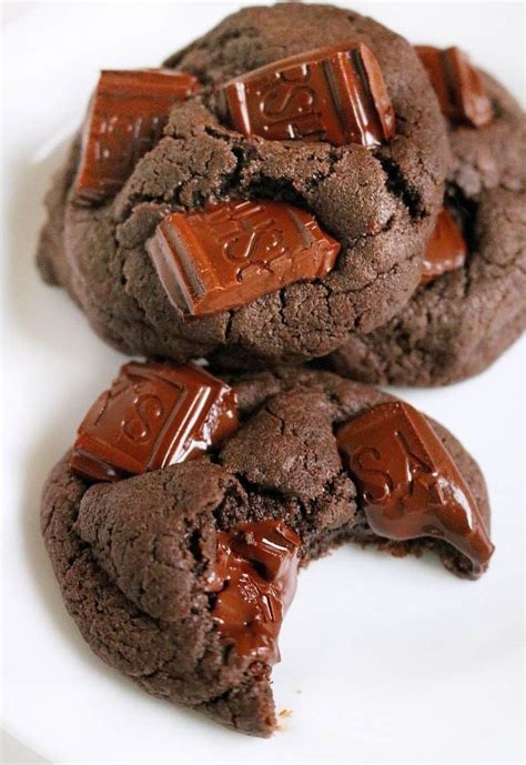 Hersheys Chocolate Chunk Brownie Cookies- Truly The BEST ever