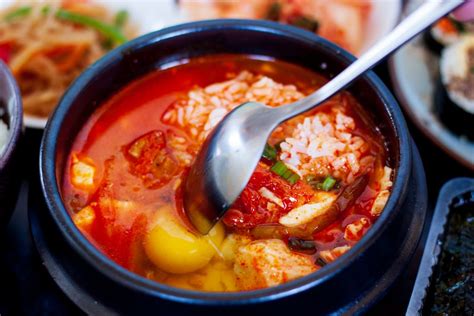 Pork Kimchi Sundubu Jjigae (Soft Tofu Stew) Recipe